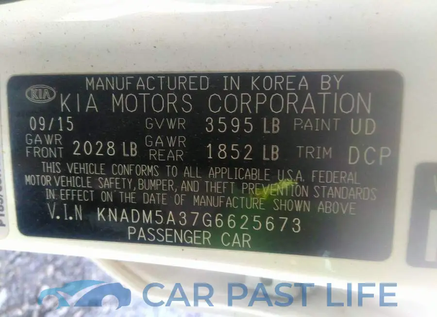 KNADM5A37G6625673# 9