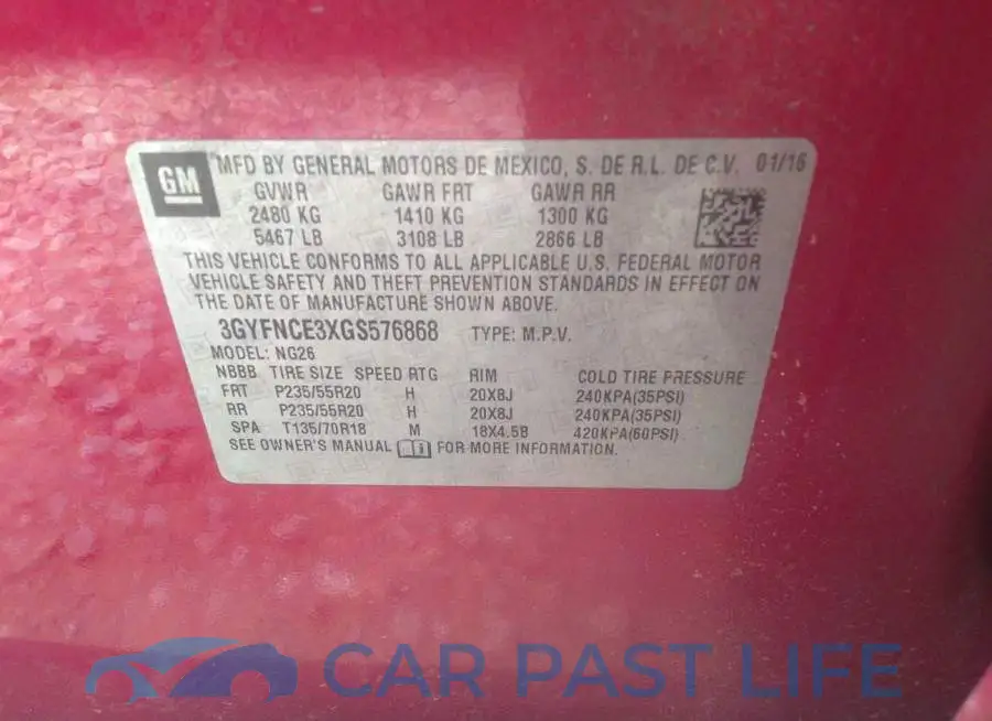 3GYFNCE3XGS576868# 9