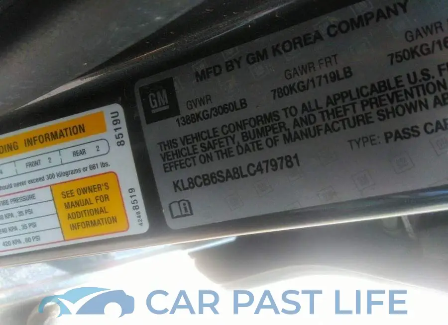 KL8CB6SA8LC479781# 9