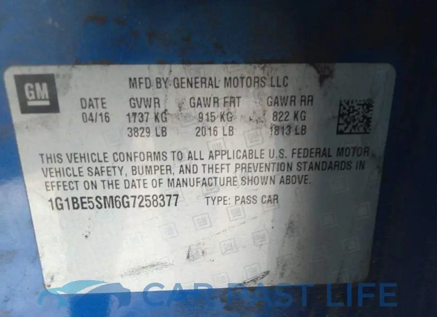 1G1BE5SM6G7258377# 9