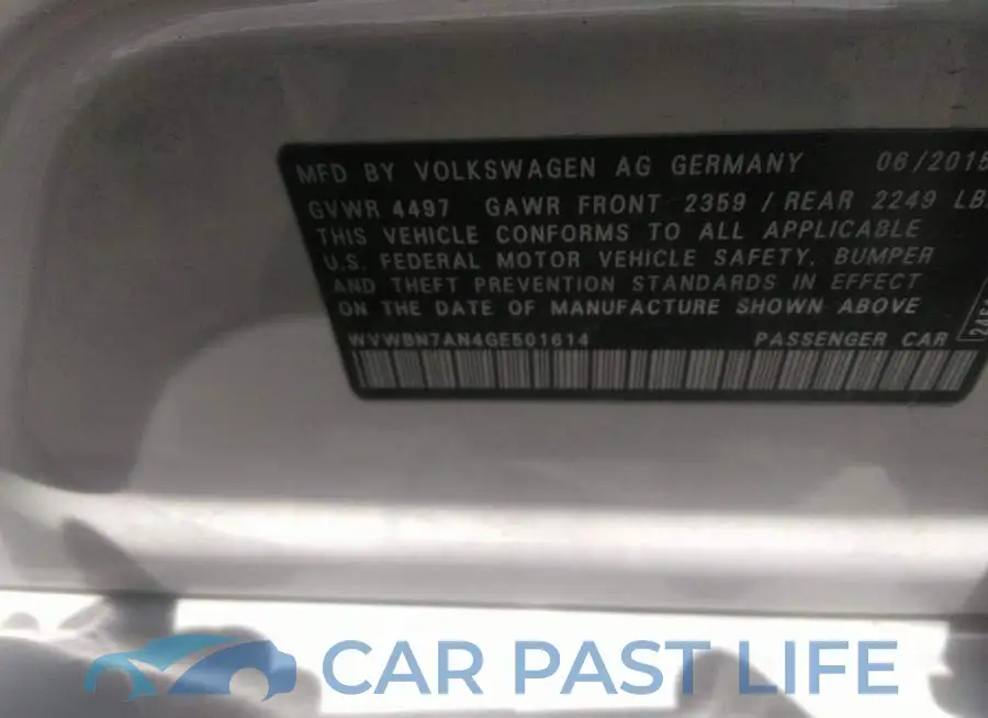 WVWBN7AN4GE501614# 9