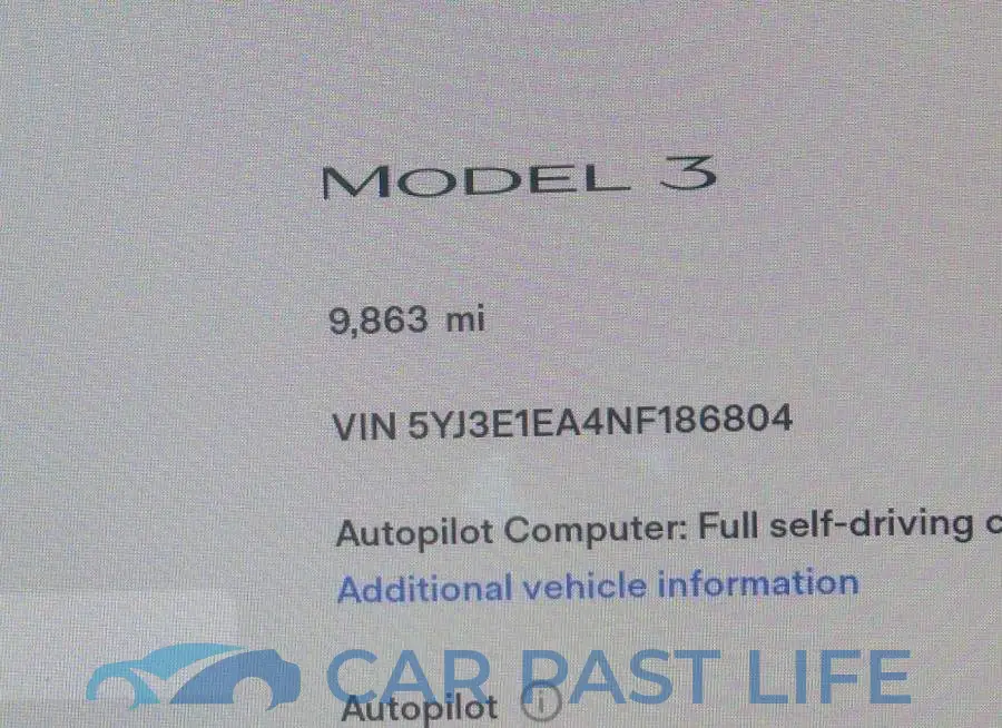 5YJ3E1EA4NF186804# 7