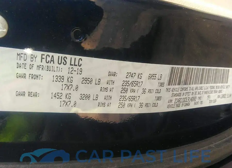 2C4RC1DG3LR146902# 9