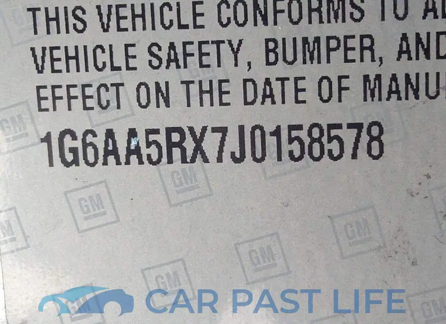 1G6AA5RX7J0158578# 9