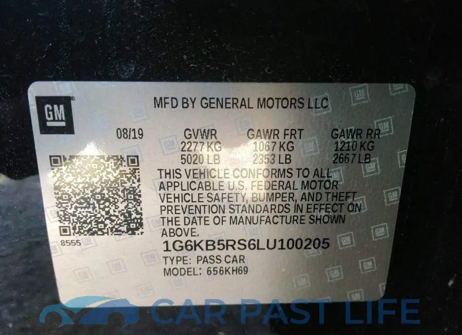 1G6KB5RS6LU100205# 9