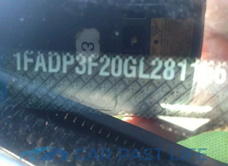 1FADP3F20GL281156# 9