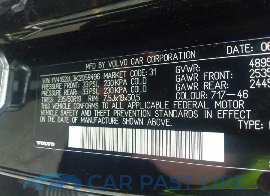 YV4162UL3K2058496# 9