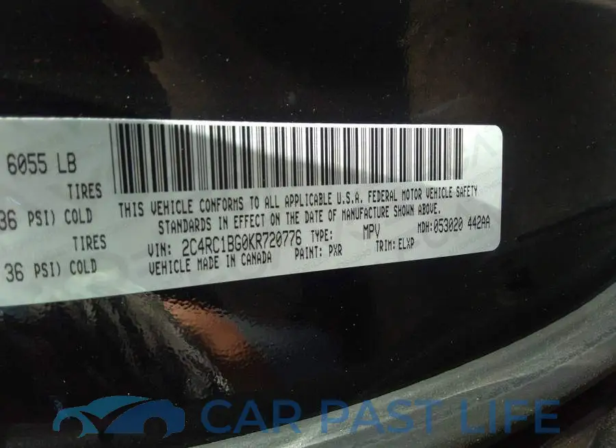 2C4RC1BG0KR720776# 9