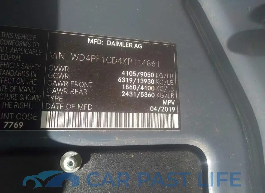 WD4PF1CD4KP114861# 9