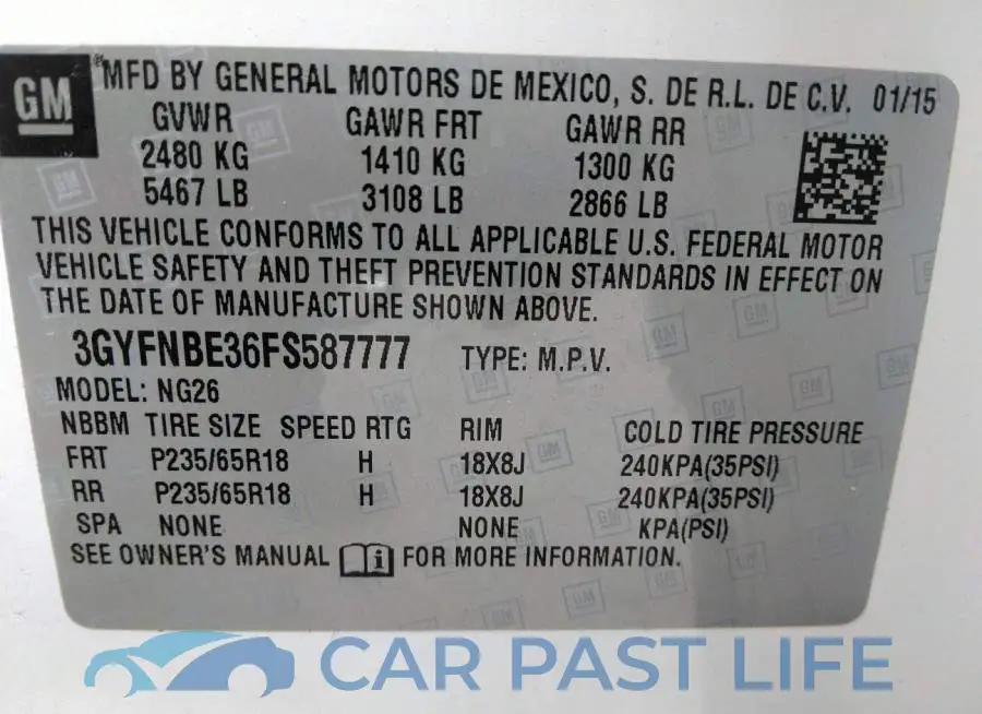3GYFNBE36FS587777# 9
