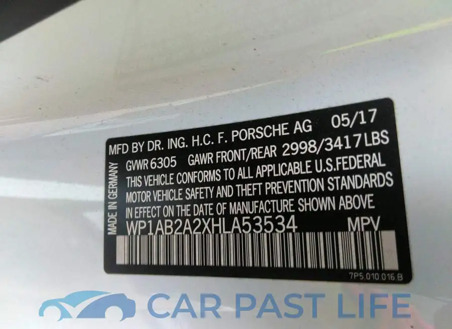 WP1AB2A2XHLA53534# 9