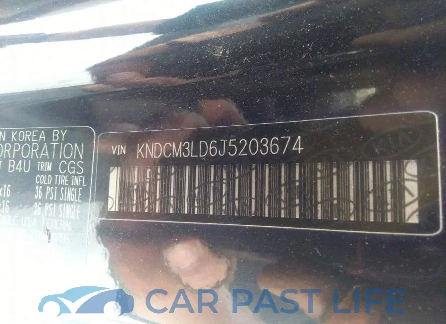 KNDCM3LD6J5203674# 9