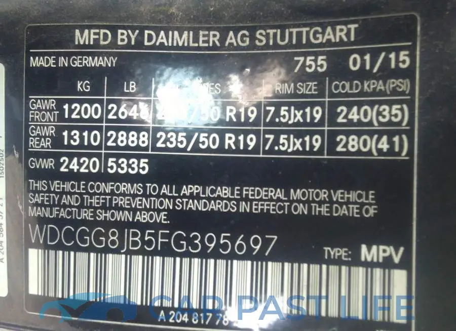 WDCGG8JB5FG395697# 9