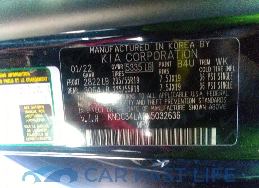 KNDC34LA2N5032636# 9