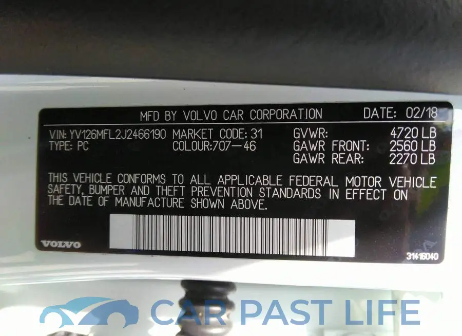 YV126MFL2J2466190# 9