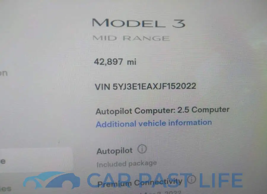 5YJ3E1EAXJF152022# 7