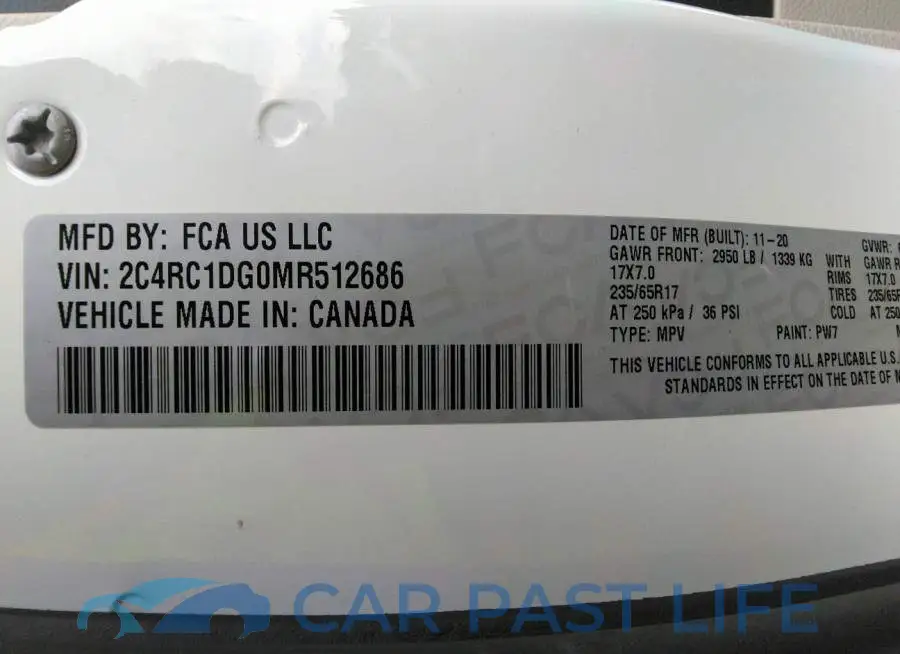2C4RC1DG0MR512686# 9