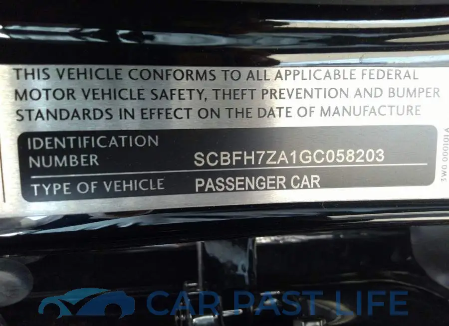 SCBFH7ZA1GC058203# 9
