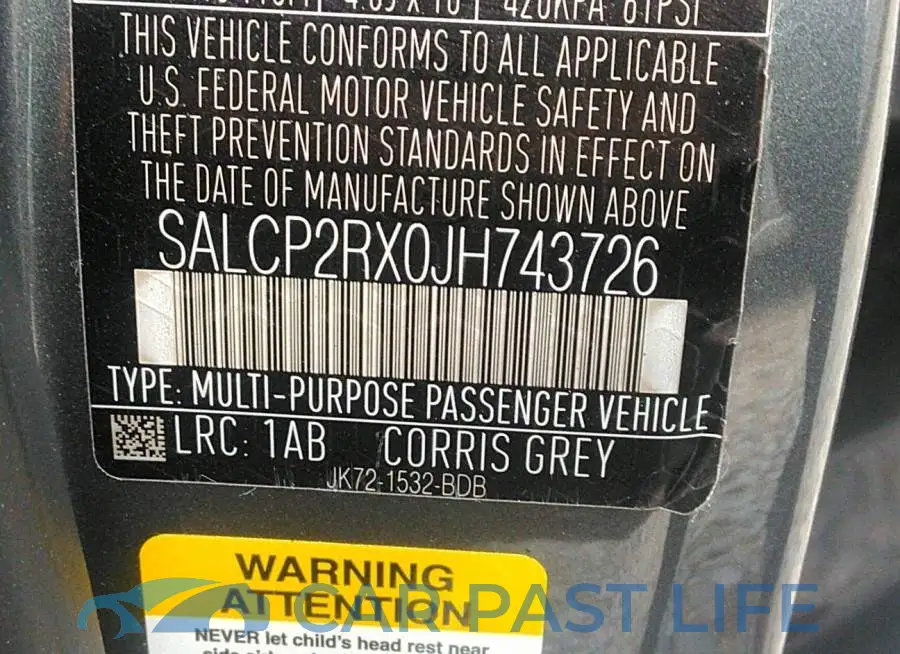 SALCP2RX0JH743726# 9