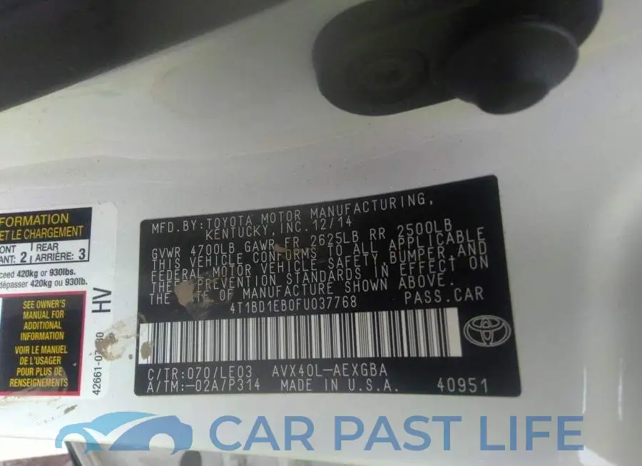 4T1BD1EB0FU037768# 9