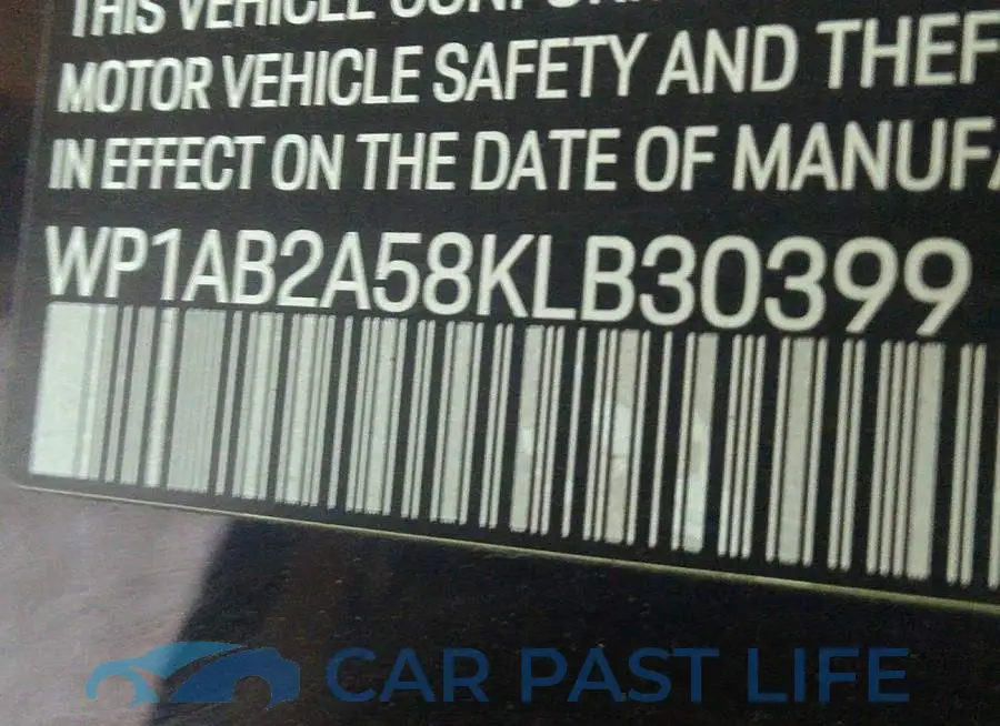 WP1AB2A58KLB30399# 9