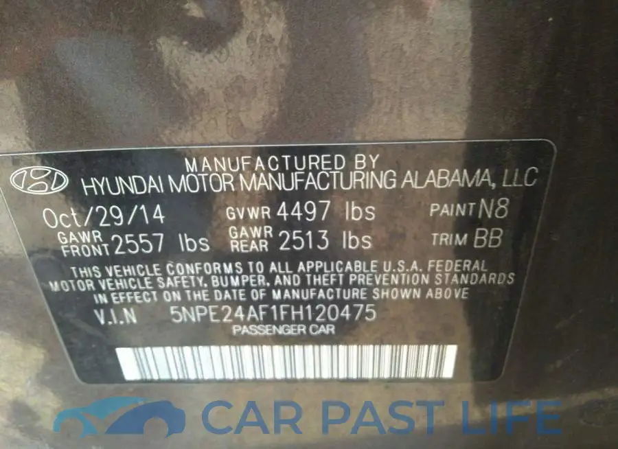 5NPE24AF1FH120475# 9