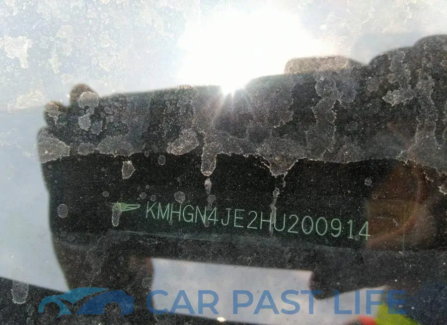 KMHGN4JE2HU200914# 9