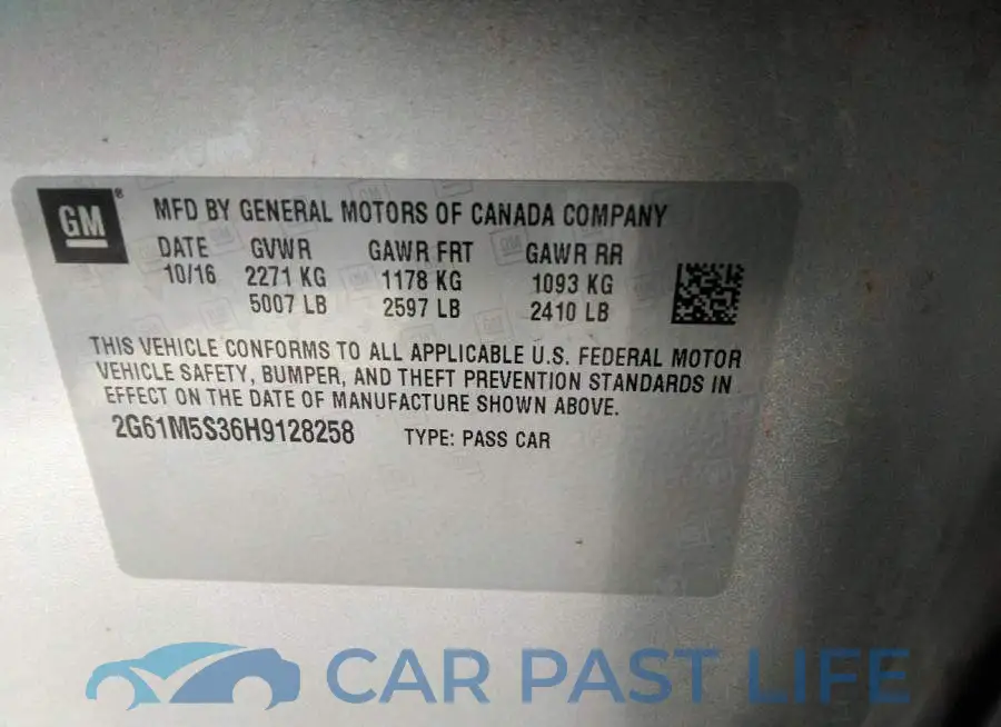 2G61M5S36H9128258# 9