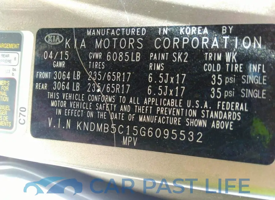 KNDMB5C15G6095532# 9