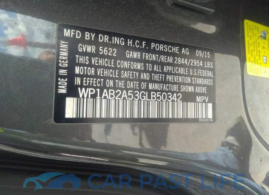 WP1AB2A53GLB50342# 9