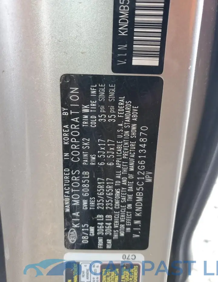 KNDMB5C12G6134870# 13