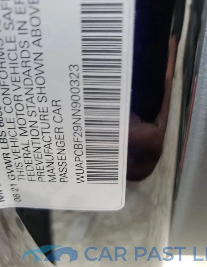 WUAPCBF29NN900323# 12