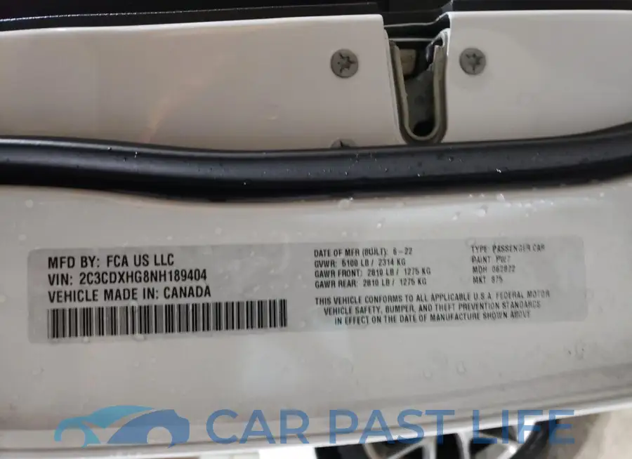 2C3CDXHG8NH189404# 12