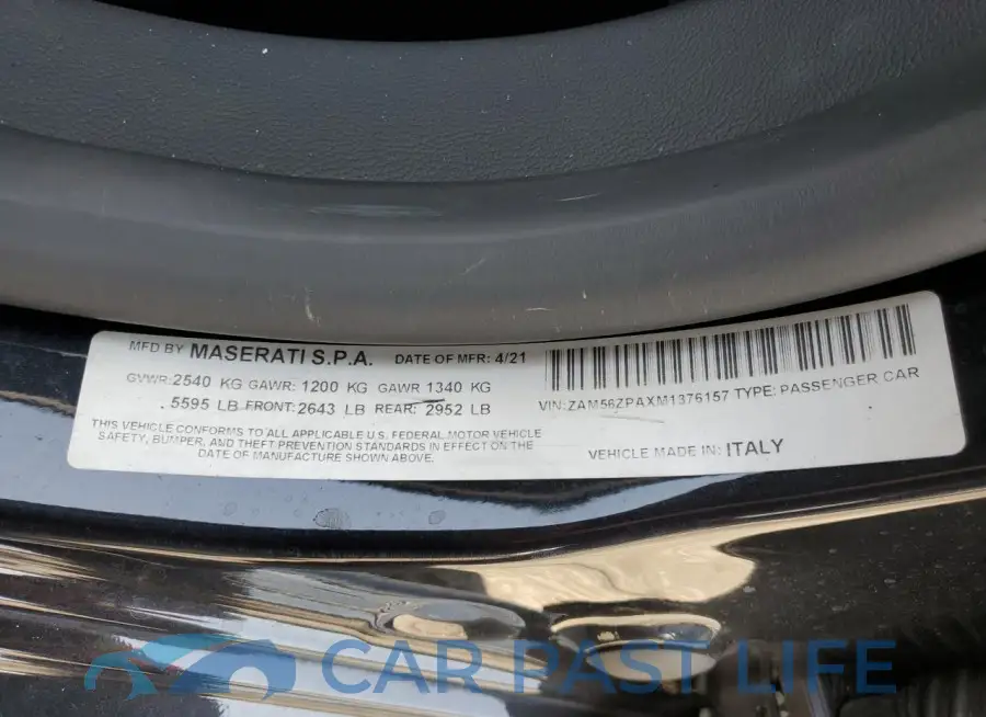 ZAM56ZPAXM1376157# 12
