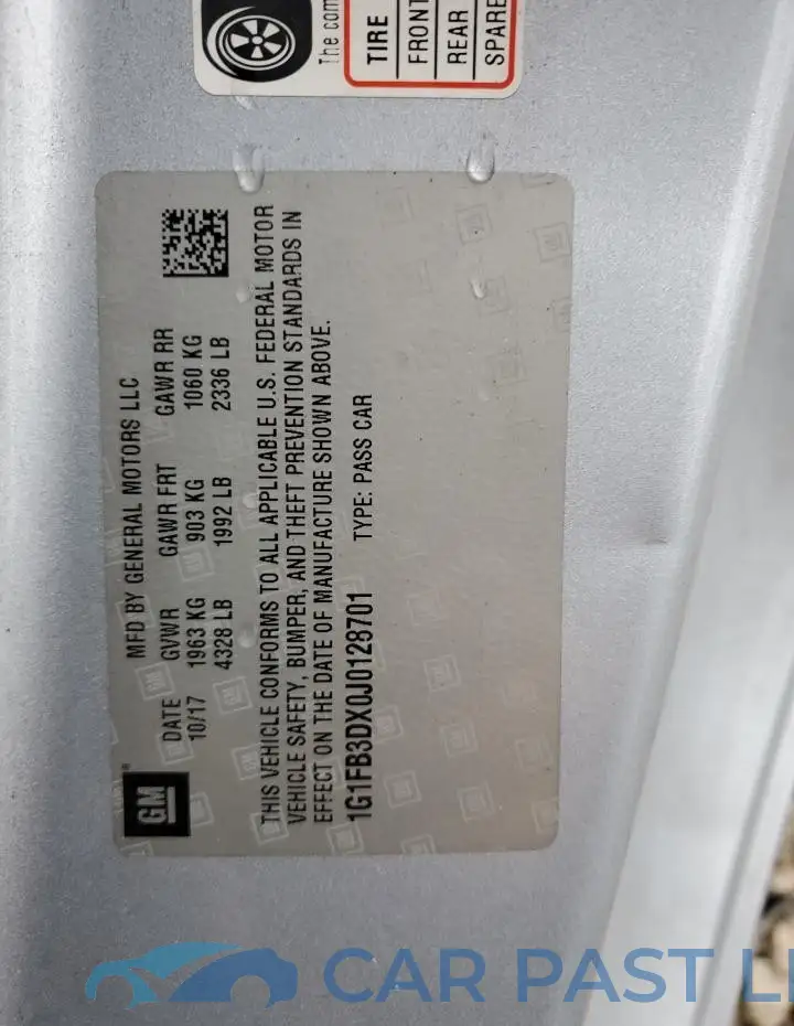 1G1FB3DX0J0128701# 13