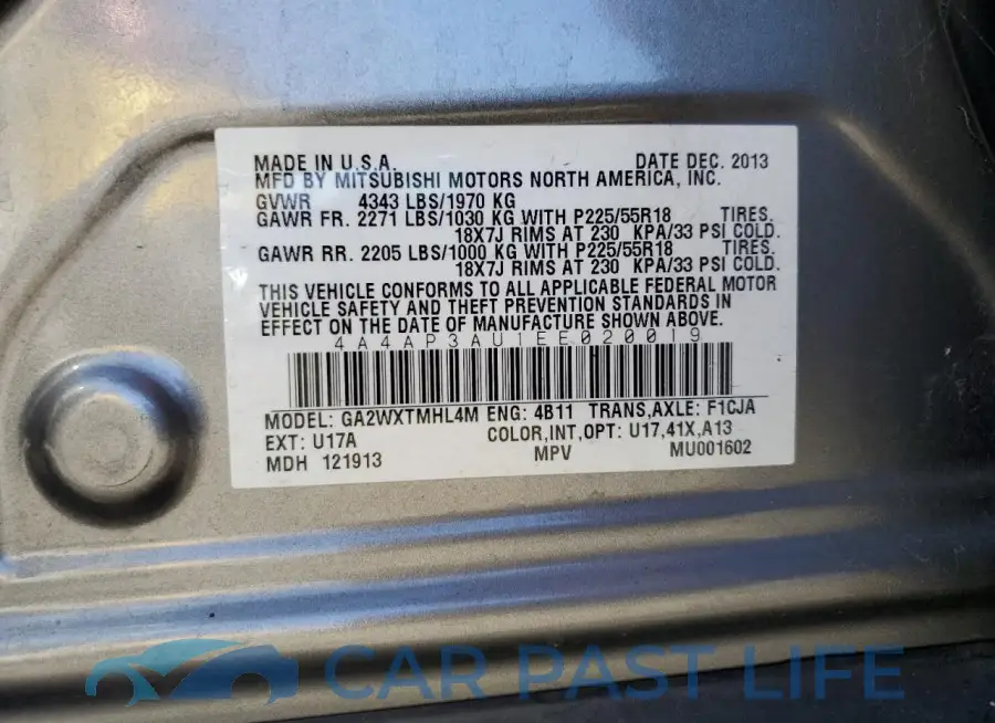 4A4AP3AU1EE020019# 12