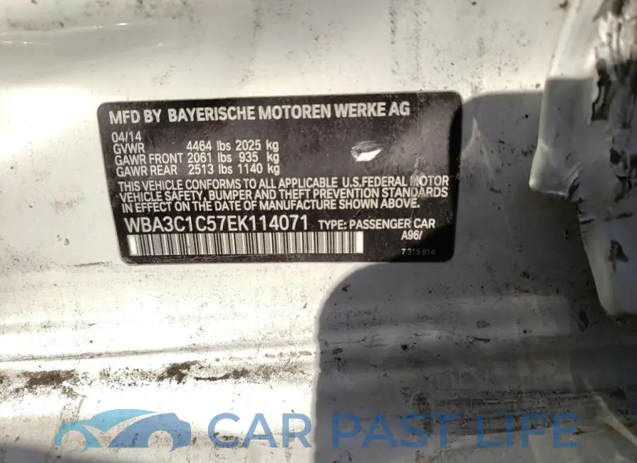 WBA3C1C57EK114071# 13