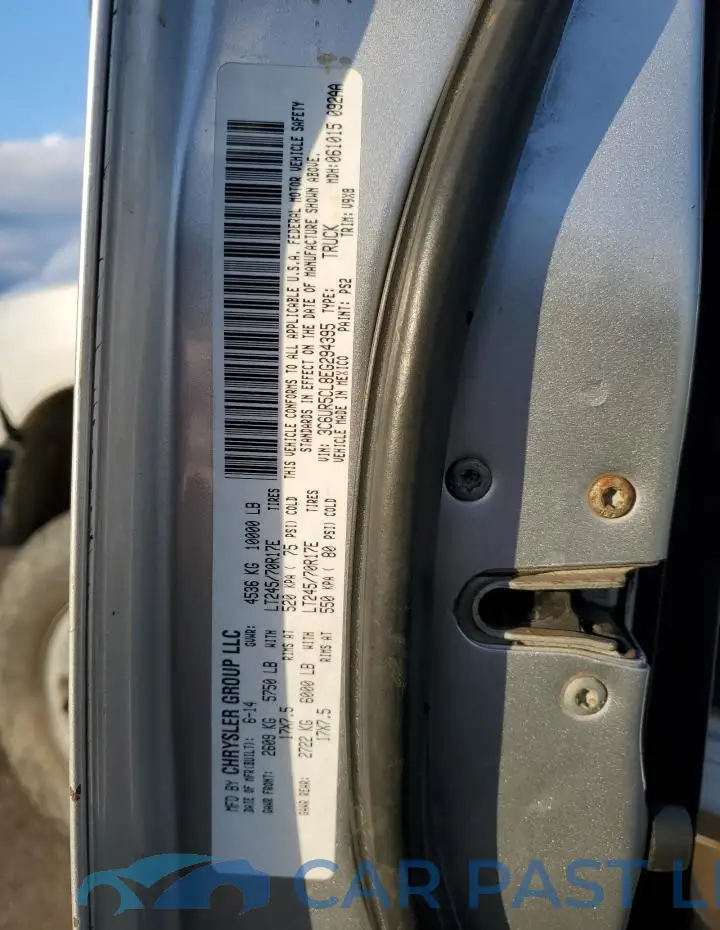 3C6UR5CL8EG294395# 13