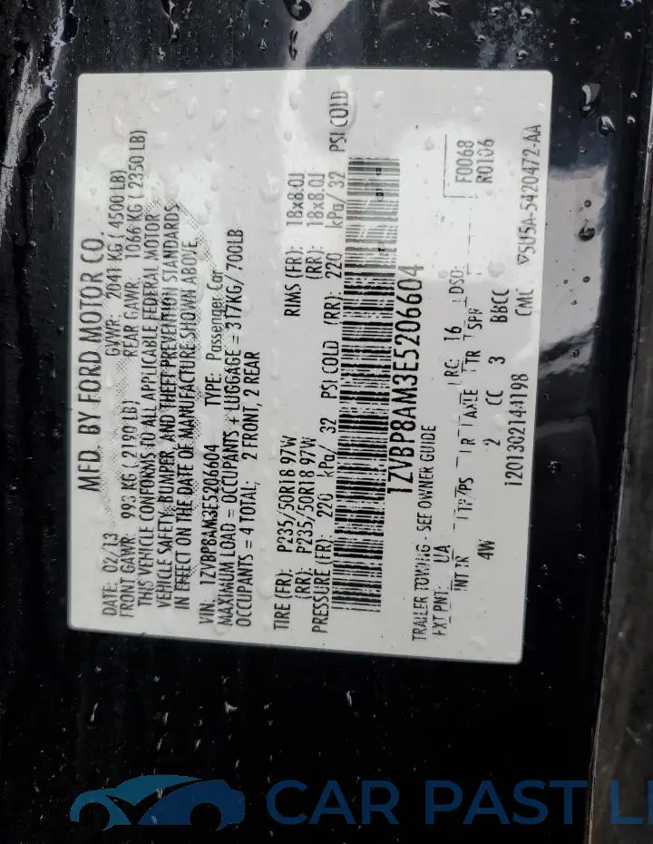 1ZVBP8AM3E5206604# 12