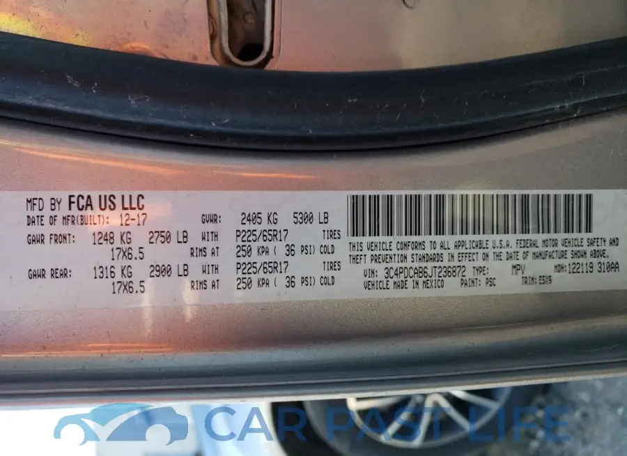 3C4PDCAB6JT236872# 14