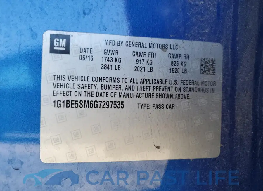 1G1BE5SM6G7297535# 12