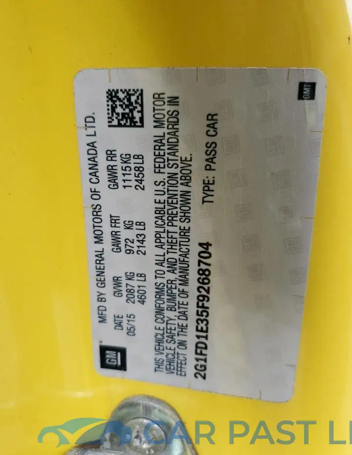 2G1FD1E35F9268704# 13