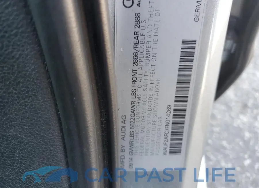 WAUF2AFC7FN014269# 12