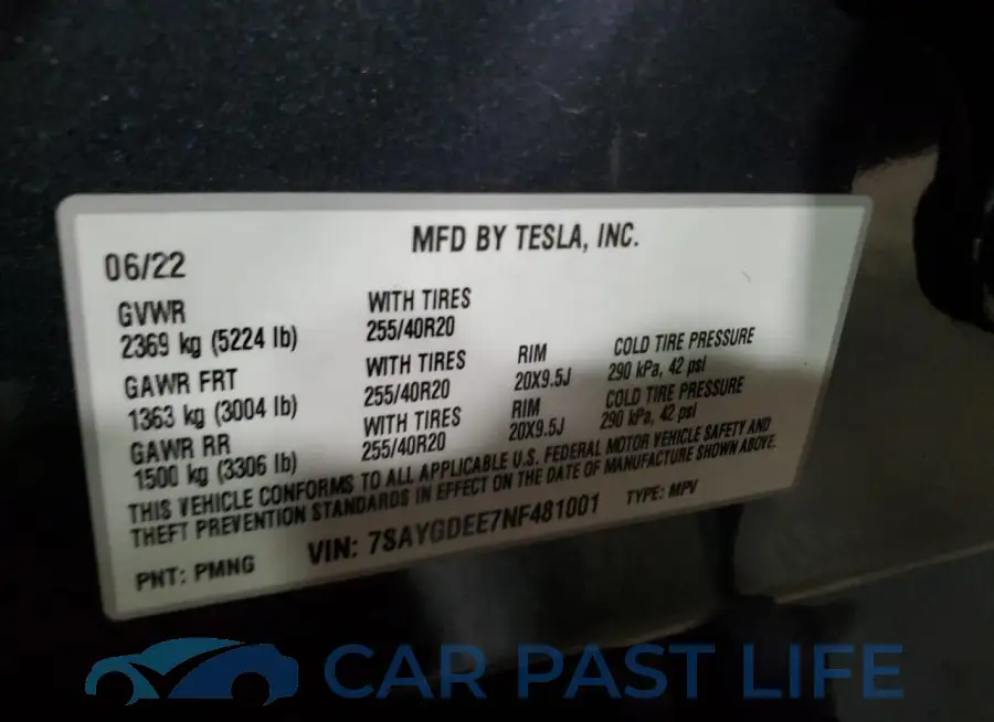 7SAYGDEE7NF481001# 14