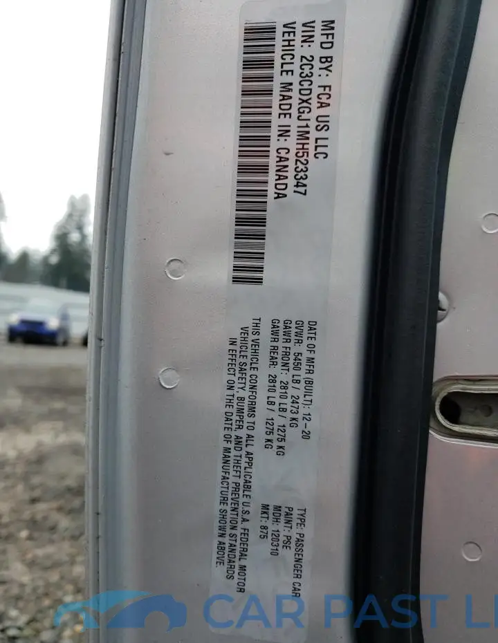 2C3CDXGJ1MH523347# 12