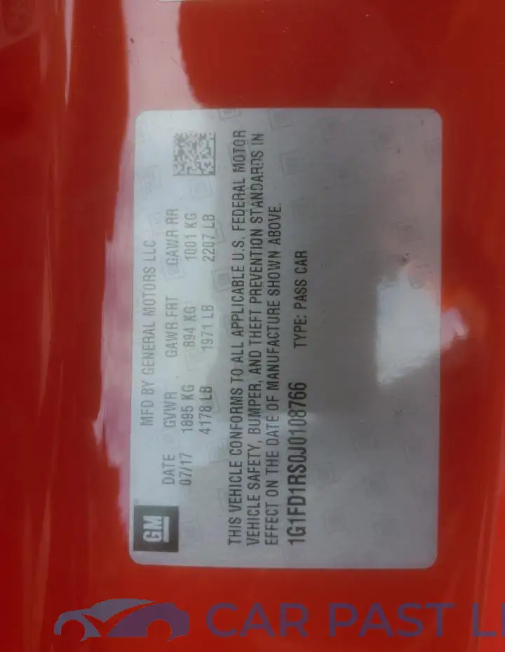 1G1FD1RS0J0108766# 12