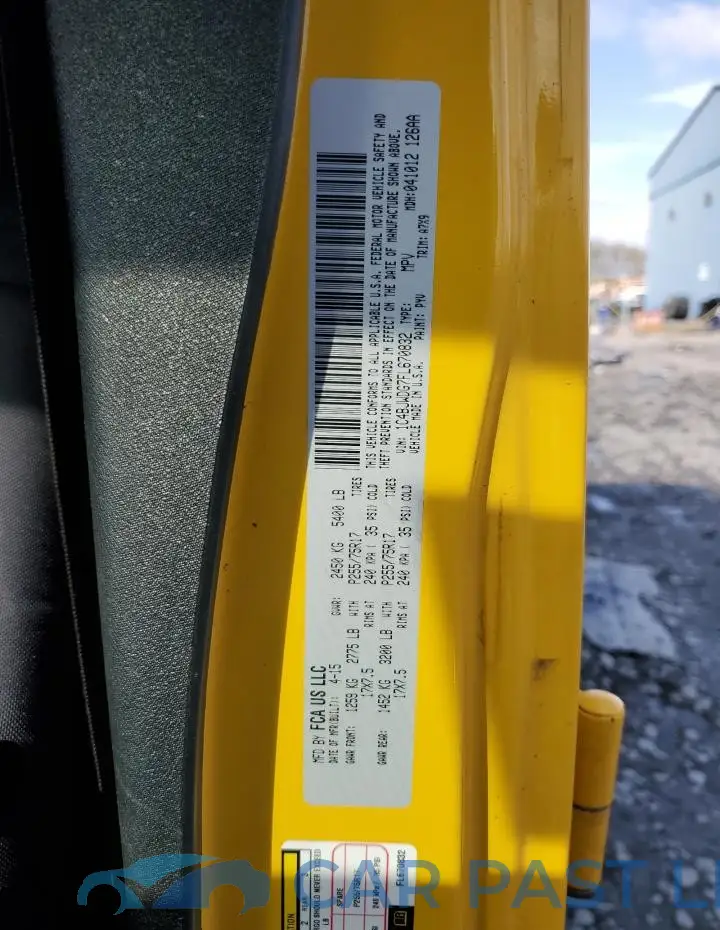 1C4BJWDG7FL670832# 12