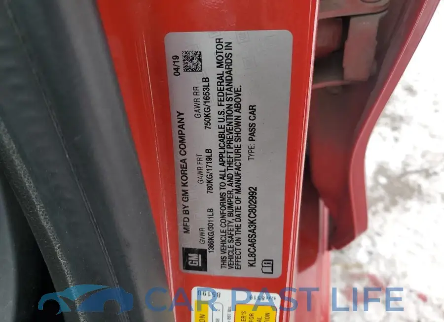 KL8CA6SA3KC802992# 12