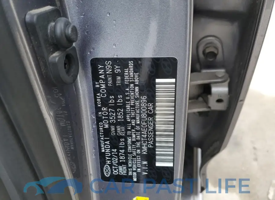 KMHCT4AE0FU800896# 12