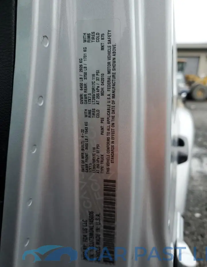 1C6JJTBM0NL145006# 13